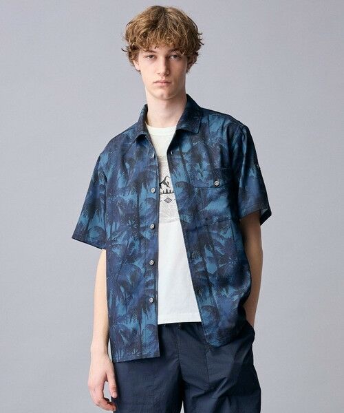 JOSEPH ABBOUD / ジョセフ アブード カットソー | 【ゆったり】プレーティング天竺 リーフプリントアウトドア Tシャツ | 詳細18