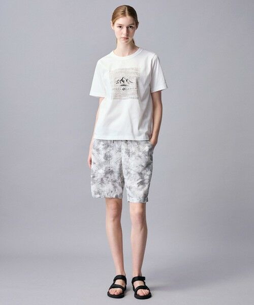 JOSEPH ABBOUD / ジョセフ アブード カットソー | 【ゆったり】プレーティング天竺 リーフプリントアウトドア Tシャツ | 詳細13