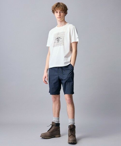 JOSEPH ABBOUD / ジョセフ アブード カットソー | 【ゆったり】プレーティング天竺 リーフプリントアウトドア Tシャツ | 詳細17