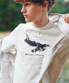 JOSEPH ABBOUD / ジョセフ アブード カットソー | 【テーム・ヤルヴィコラボレーション/ゆったり】　　プレーティング天竺ヤルヴィー Tシャツ