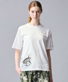 JOSEPH ABBOUD / ジョセフ アブード カットソー | 【テーム・ヤルヴィコラボレーション/ゆったり】　　プレーティング天竺ヤルヴィー Tシャツ