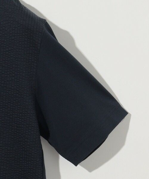 JOSEPH ABBOUD / ジョセフ アブード カットソー | 【キングサイズ・オーガニックコットン使用・日本製】JOEコットンサッカー Vネック Tシャツ | 詳細5