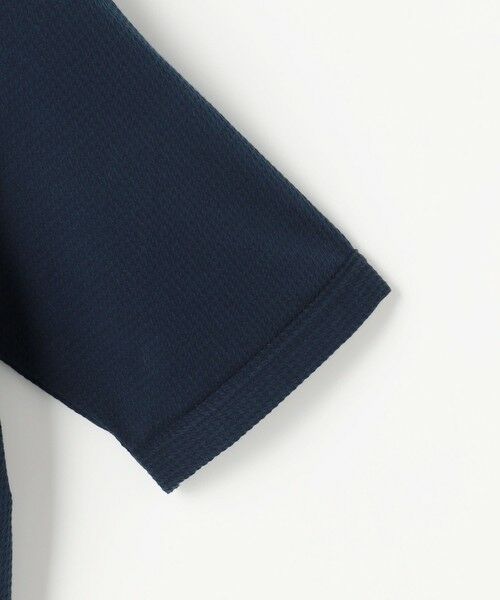 JOSEPH ABBOUD / ジョセフ アブード ポロシャツ | 【キングサイズ・オーガニックコットン使用・JAPANファブリック】ミニ千鳥サッカー ポロシャツ | 詳細9