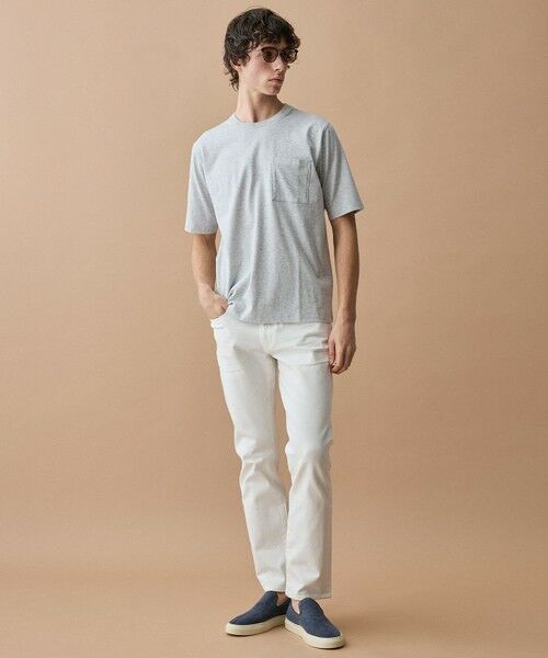 JOSEPH ABBOUD / ジョセフ アブード カットソー | 【キングサイズ・滑らかな肌触り】ダイヤロゴバックプリント Tシャツ | 詳細4