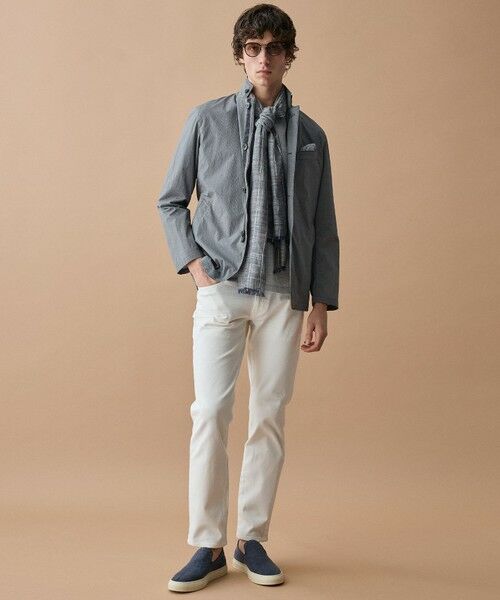 JOSEPH ABBOUD / ジョセフ アブード カットソー | 【キングサイズ・滑らかな肌触り】ダイヤロゴバックプリント Tシャツ | 詳細5