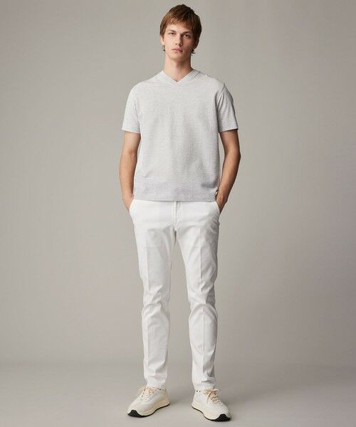 JOSEPH ABBOUD / ジョセフ アブード カットソー | 【オーガニックコットン使用・日本製】JOEコットンサッカー Vネック Tシャツ | 詳細10