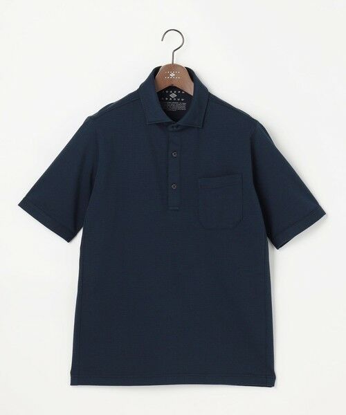 JOSEPH ABBOUD / ジョセフ アブード ポロシャツ | 【オーガニックコットン使用・JAPANファブリック】ミニ千鳥サッカー ポロシャツ | 詳細11