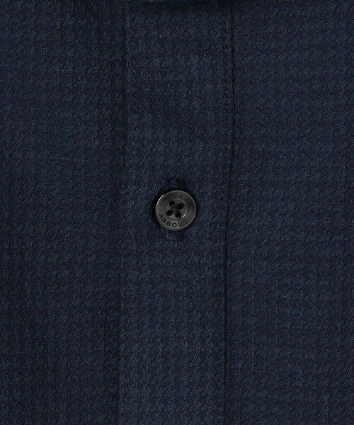 JOSEPH ABBOUD / ジョセフ アブード ポロシャツ | 【オーガニックコットン使用・JAPANファブリック】ミニ千鳥サッカー ポロシャツ | 詳細6