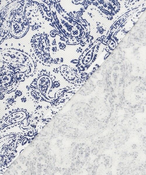 JOSEPH ABBOUD / ジョセフ アブード シャツ・ブラウス | 【日本製ジャージー使用・清涼感・イージーケア】シャンブレー ペイズリープリント シャツ | 詳細6