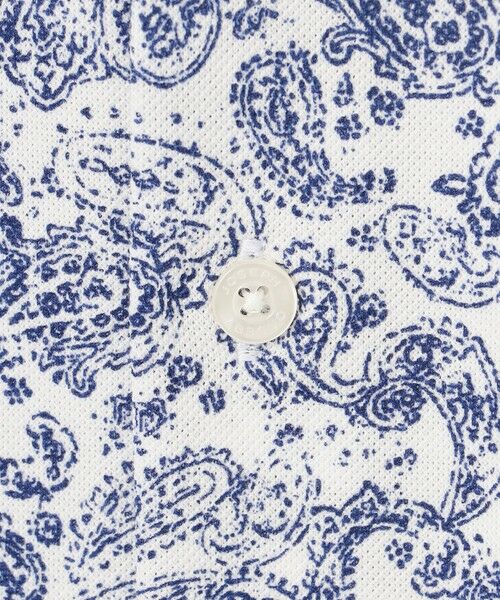 JOSEPH ABBOUD / ジョセフ アブード シャツ・ブラウス | 【日本製ジャージー使用・清涼感・イージーケア】シャンブレー ペイズリープリント シャツ | 詳細1