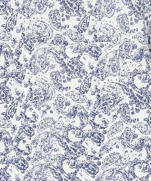 JOSEPH ABBOUD / ジョセフ アブード シャツ・ブラウス | 【日本製ジャージー使用・清涼感・イージーケア】シャンブレー ペイズリープリント シャツ | 詳細2