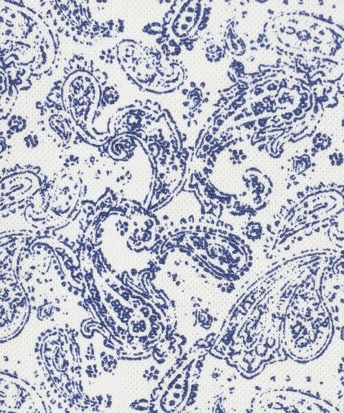 JOSEPH ABBOUD / ジョセフ アブード シャツ・ブラウス | 【日本製ジャージー使用・清涼感・イージーケア】シャンブレー ペイズリープリント シャツ | 詳細3