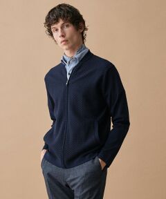 JOSEPH ABBOUD / ジョセフ アブード カーディガン・ボレロ | 【サステイナブル・オーガニックコットン使用】オーガニッククールニットジップ カーディガン