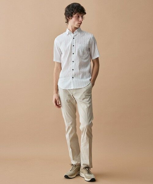 JOSEPH ABBOUD / ジョセフ アブード その他パンツ | 【キングサイズ・ウエストも伸びる!/ストレッチ/軽量/Eco撥水/オーガニックコットン使用】マイクロピケストレッチ パンツ | 詳細13