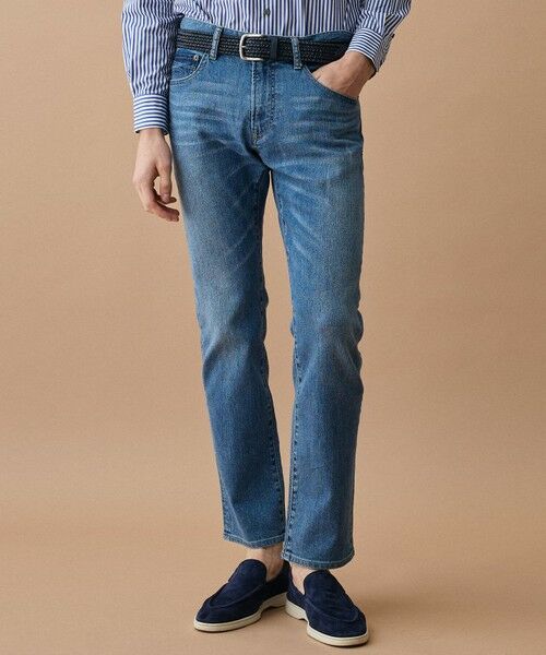 JOSEPH ABBOUD / ジョセフ アブード デニムパンツ | 【JAPANファブリック/ストレッチ/軽量】ライトオンス ストレッチ デニム パンツ | 詳細19