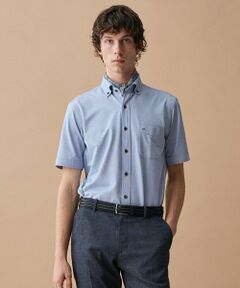 JOSEPH ABBOUD / ジョセフ アブード シャツ・ブラウス | 【キングサイズ・ジャージー素材・ストレッチ・イージーケア】コンパクトジャージー半袖 シャツ