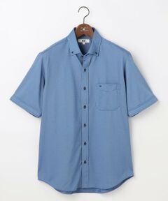 JOSEPH ABBOUD / ジョセフ アブード シャツ・ブラウス | 【キングサイズ・ジャージー素材・ストレッチ・イージーケア】コンパクトジャージー半袖 シャツ
