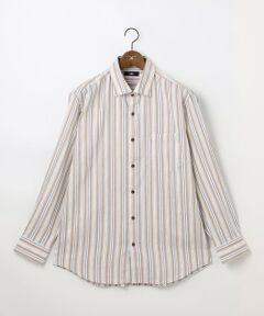 JOSEPH ABBOUD / ジョセフ アブード シャツ・ブラウス | 【キングサイズ・リネンブレンド】コットンリネン ボイルコード シャツ