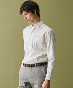 JOSEPH ABBOUD / ジョセフ アブード シャツ・ブラウス | 【リネンブレンド】コットンリネン ボイルコード シャツ