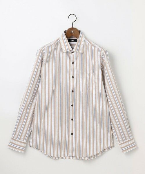 JOSEPH ABBOUD / ジョセフ アブード シャツ・ブラウス | 【リネンブレンド】コットンリネン ボイルコード シャツ（ベージュ系1）