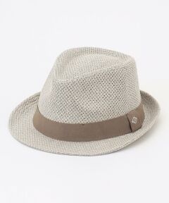 JOSEPH ABBOUD / ジョセフ アブード ハット | 【尾州産素材・和紙糸使用・洗える】和紙MIXラッセル ハット
