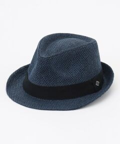 JOSEPH ABBOUD / ジョセフ アブード ハット | 【尾州産素材・和紙糸使用・洗える】和紙MIXラッセル ハット