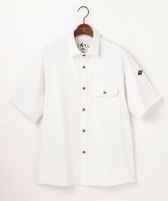 JOSEPH ABBOUD / ジョセフ アブード シャツ・ブラウス | 【UVカット/接触冷感】SOLAMENT トリコットメッシュ 半袖 シャツ