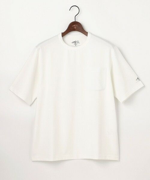 JOSEPH ABBOUD / ジョセフ アブード カットソー | 【太陽光熱をコントロールする高機能素材】SOLAMENT ベア天竺Tシャツ(ホワイト系)