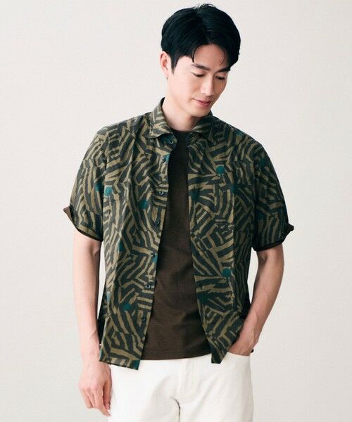 JOSEPH ABBOUD / ジョセフ アブード カットソー | 【オリジナルジャージ生地/サラリ清涼/上質感】コンパクトブロックリンクス ドレス Tシャツ | 詳細29
