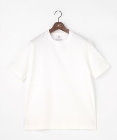 JOSEPH ABBOUD / ジョセフ アブード カットソー | 【オーガニックコットン使用・MADE IN JAPAN】千鳥ジャカード Tシャツ