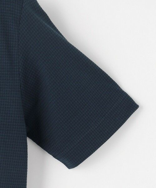 JOSEPH ABBOUD / ジョセフ アブード カットソー | 【オーガニックコットン使用・MADE IN JAPAN】千鳥ジャカード Tシャツ | 詳細4