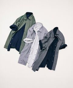 JOSEPH ABBOUD / ジョセフ アブード シャツ・ブラウス | 【ジャージー素材・ストレッチ】バーシブルジャージー シャツ