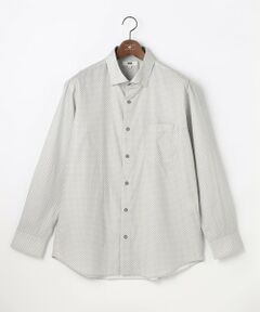 JOSEPH ABBOUD / ジョセフ アブード シャツ・ブラウス | 【キングサイズ・オーガニックコットン使用・JAPANファブリック】ジオメトリックプリントシャツ