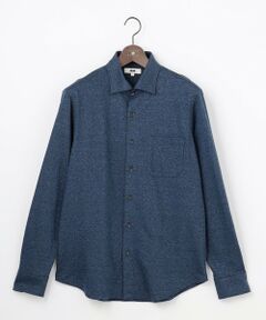 JOSEPH ABBOUD / ジョセフ アブード シャツ・ブラウス | 【キングサイズ・ジャージー素材・ストレッチ】 ECO コットンプリントジャージーシャツ
