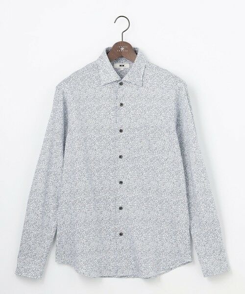 JOSEPH ABBOUD / ジョセフ アブード シャツ・ブラウス | 【ジャージー素材・ストレッチ】 ECO コットンプリントジャージーシャツ（ホワイト系6）