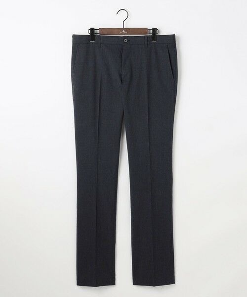 JOSEPH ABBOUD / ジョセフ アブード その他パンツ | 【キングサイズ・ウエストも伸びる!オーガニックコットン使用】サマームリネ パンツ（ネイビー系）