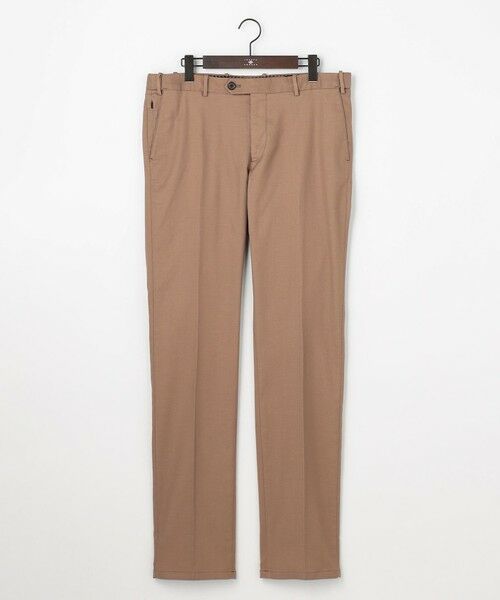 JOSEPH ABBOUD / ジョセフ アブード その他パンツ | 【キングサイズ・ウエストも伸びる!/JAPANファブリック】シャンブレードビーストレッチ パンツ（ベージュ系）