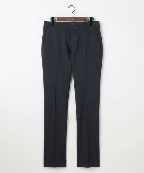 JOSEPH ABBOUD / ジョセフ アブード その他パンツ | 【ウエストも伸びる!オーガニックコットン使用】サマームリネ パンツ(ネイビー系)