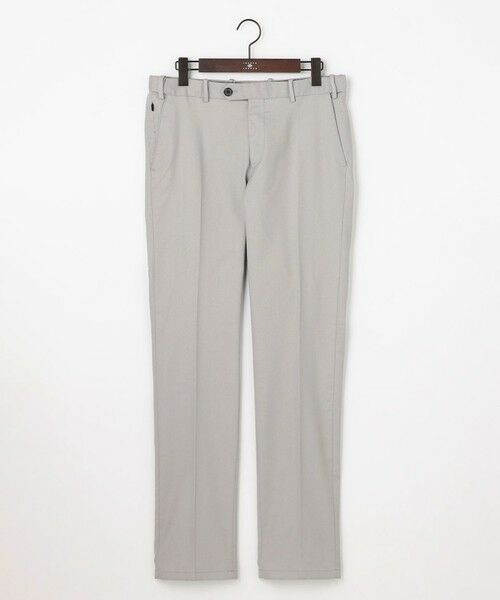 JOSEPH ABBOUD / ジョセフ アブード その他パンツ | 【ウエストも伸びる!/JAPANファブリック】シャンブレードビーストレッチ パンツ（ライトグレー系）