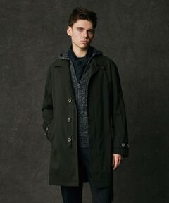 JOSEPH ABBOUD / ジョセフ アブード ステンカラーコート | 【軽量/ストレッチ/ECO撥水】ナイロンヴィンテージコーティング コート
