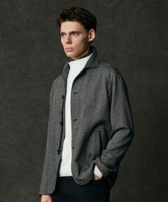 JOSEPH ABBOUD / ジョセフ アブード その他アウター | 【軽量/ストレッチ/家庭洗濯可】ヘリンボーンジャージー カバーオール ブルゾン