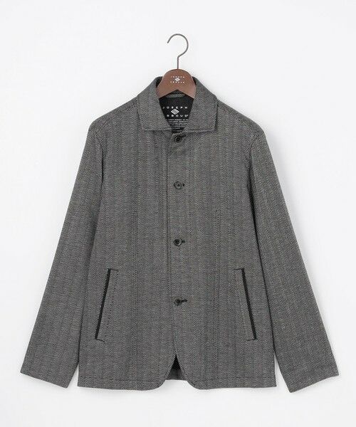 JOSEPH ABBOUD / ジョセフ アブード その他アウター | 【軽量/ストレッチ/家庭洗濯可】ヘリンボーンジャージー カバーオール ブルゾン | 詳細5