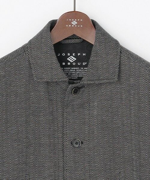 JOSEPH ABBOUD / ジョセフ アブード その他アウター | 【軽量/ストレッチ/家庭洗濯可】ヘリンボーンジャージー カバーオール ブルゾン | 詳細7