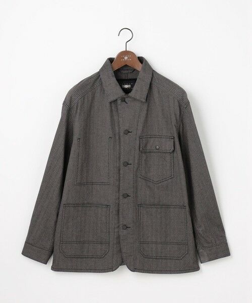JOSEPH ABBOUD / ジョセフ アブード Gジャン・デニムジャケット | 【オーガニックコットン使用】ヘリンボンストレッチデニムワーク ジャケット | 詳細7