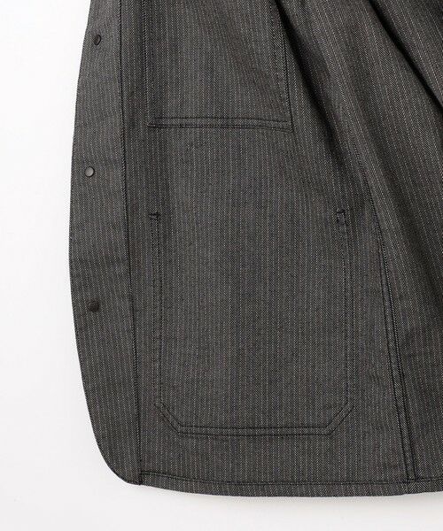 JOSEPH ABBOUD / ジョセフ アブード Gジャン・デニムジャケット | 【オーガニックコットン使用】ヘリンボンストレッチデニムワーク ジャケット | 詳細9