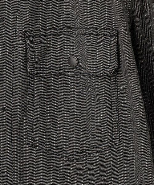 JOSEPH ABBOUD / ジョセフ アブード Gジャン・デニムジャケット | 【オーガニックコットン使用】ヘリンボンストレッチデニムワーク ジャケット | 詳細13