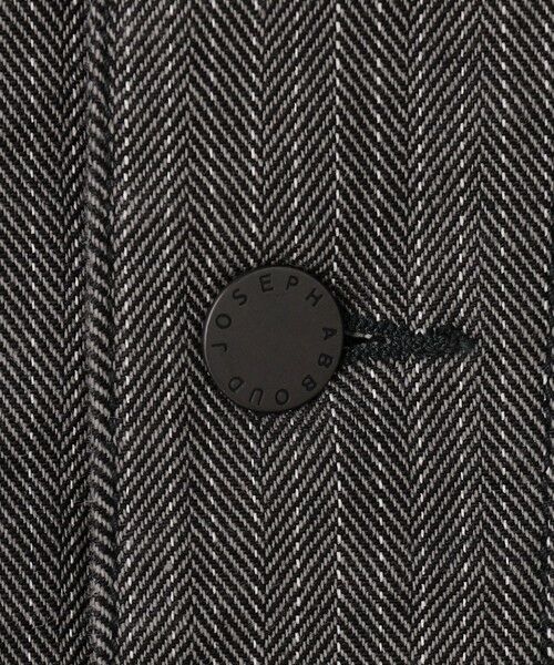JOSEPH ABBOUD / ジョセフ アブード Gジャン・デニムジャケット | 【オーガニックコットン使用】ヘリンボンストレッチデニムワーク ジャケット | 詳細14