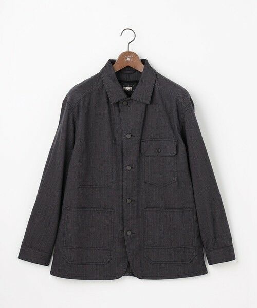 JOSEPH ABBOUD / ジョセフ アブード Gジャン・デニムジャケット | 【オーガニックコットン使用】ヘリンボンストレッチデニムワーク ジャケット | 詳細17
