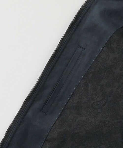 JOSEPH ABBOUD / ジョセフ アブード レザーブルゾン・ジャケット | 【家庭で洗える/ストレッチ/スウェードタッチ】ウォッシャブルスウェード ライダース | 詳細14