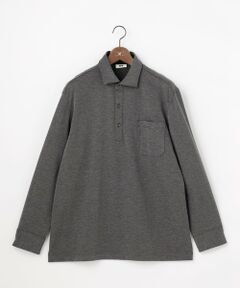 JOSEPH ABBOUD / ジョセフ アブード ポロシャツ | 【キングサイズ・ストレッチ/イージーケア】キャリーマンツイルジャカード ドレス ポロシャツ